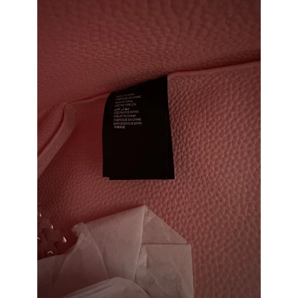 New Badgley Mischka Tote Bag Pink Large Vegan Leather Glam Designer coquette‎